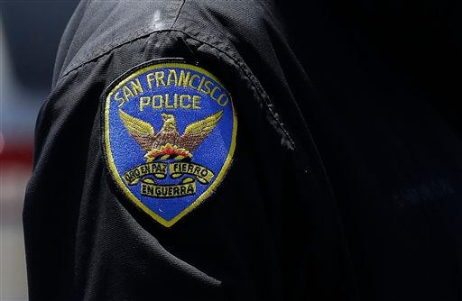 SAN FRANCISCO Police patch LGBT PRIDE EDITION 